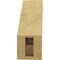 Ekena Millwork 3-inch W x 8-inch D x 8-inch H Merced Rough Cedar Woodgrain TimberThane Knee Brace, Primed BRCUR03X08X08MRCRCPR - alternate 3